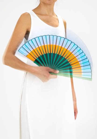 Double Rainbow Fan BGO