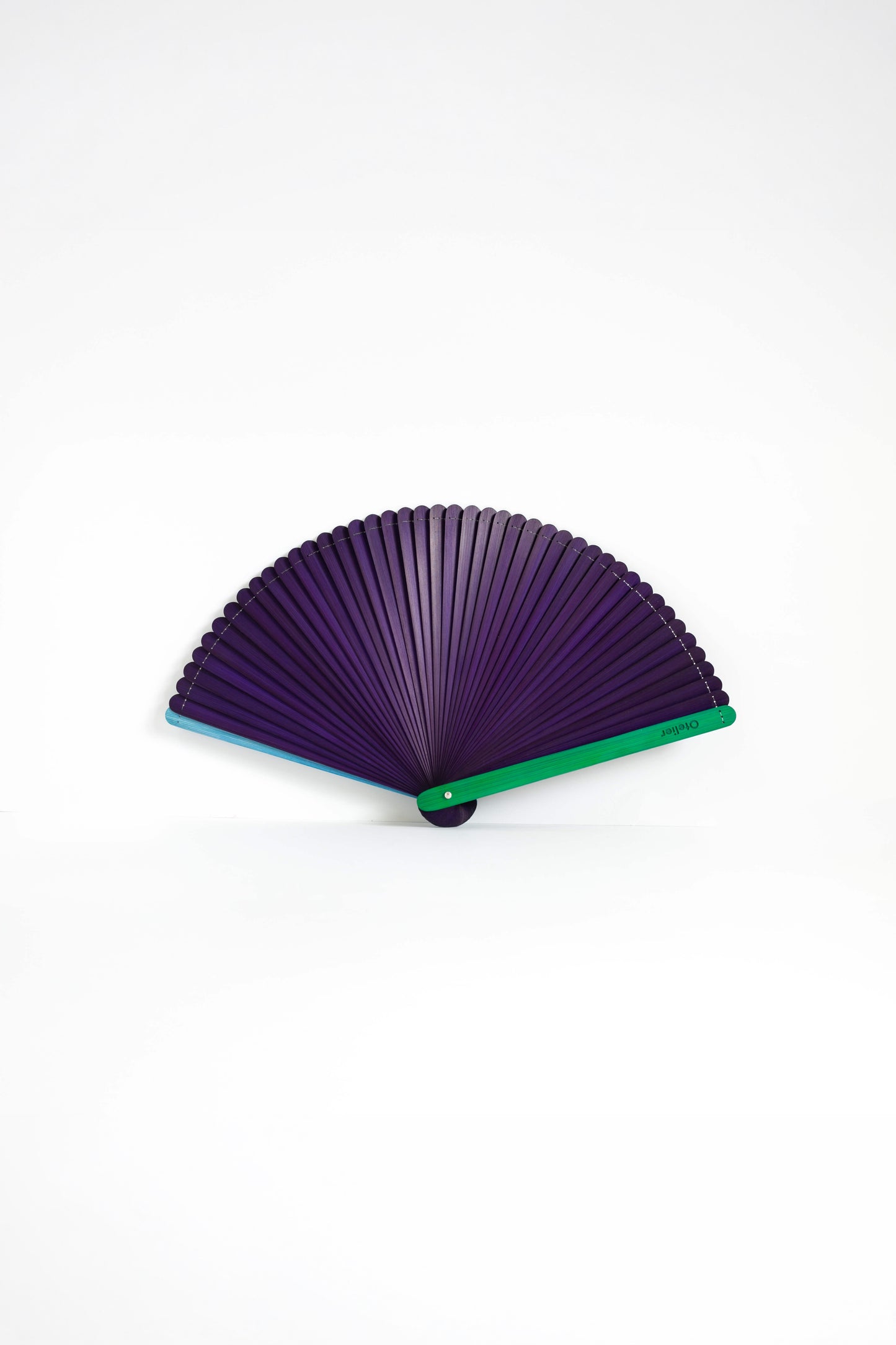 Colorblock Fan Blue Purple Green