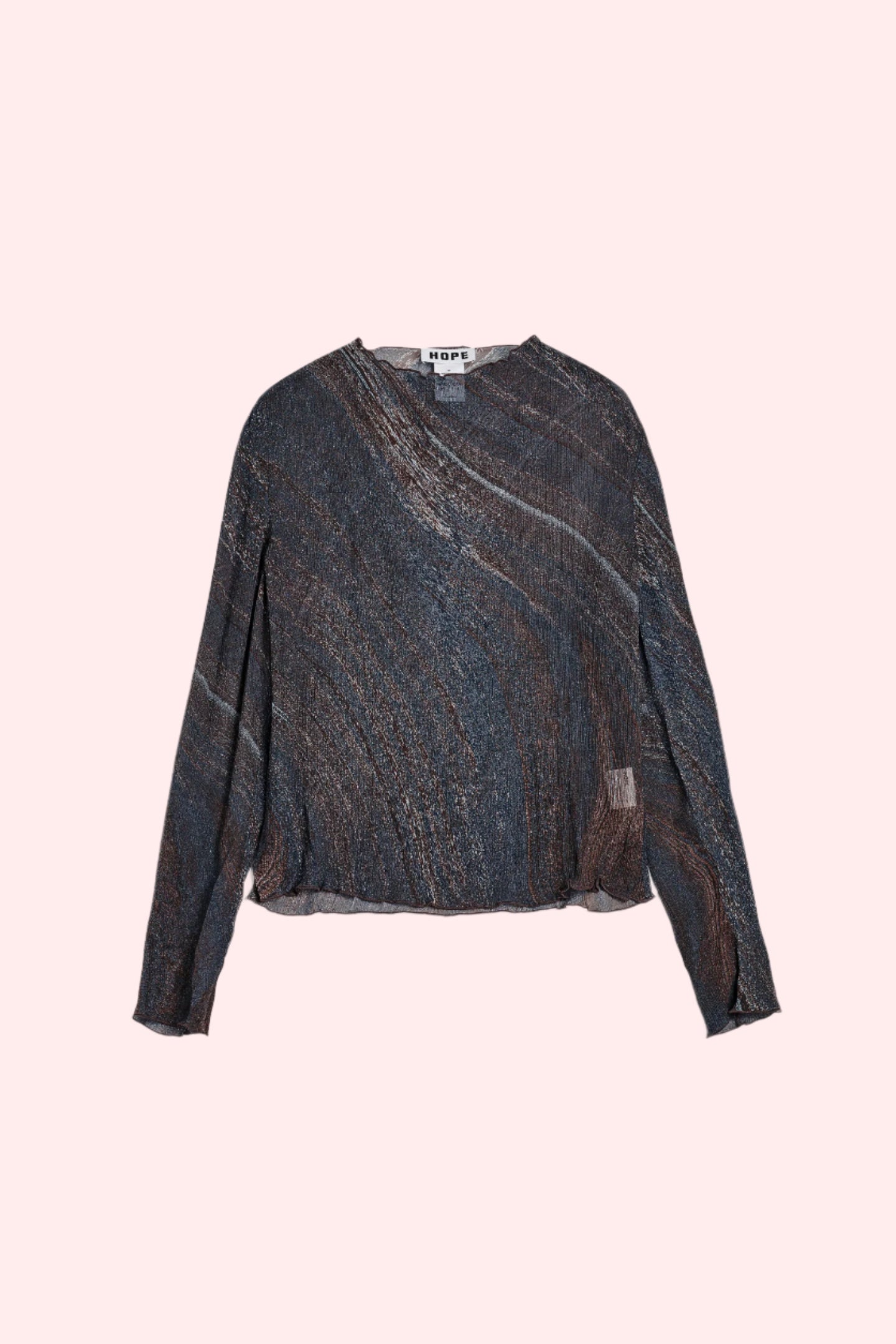 slim fit longsleeve Simple martian flow print