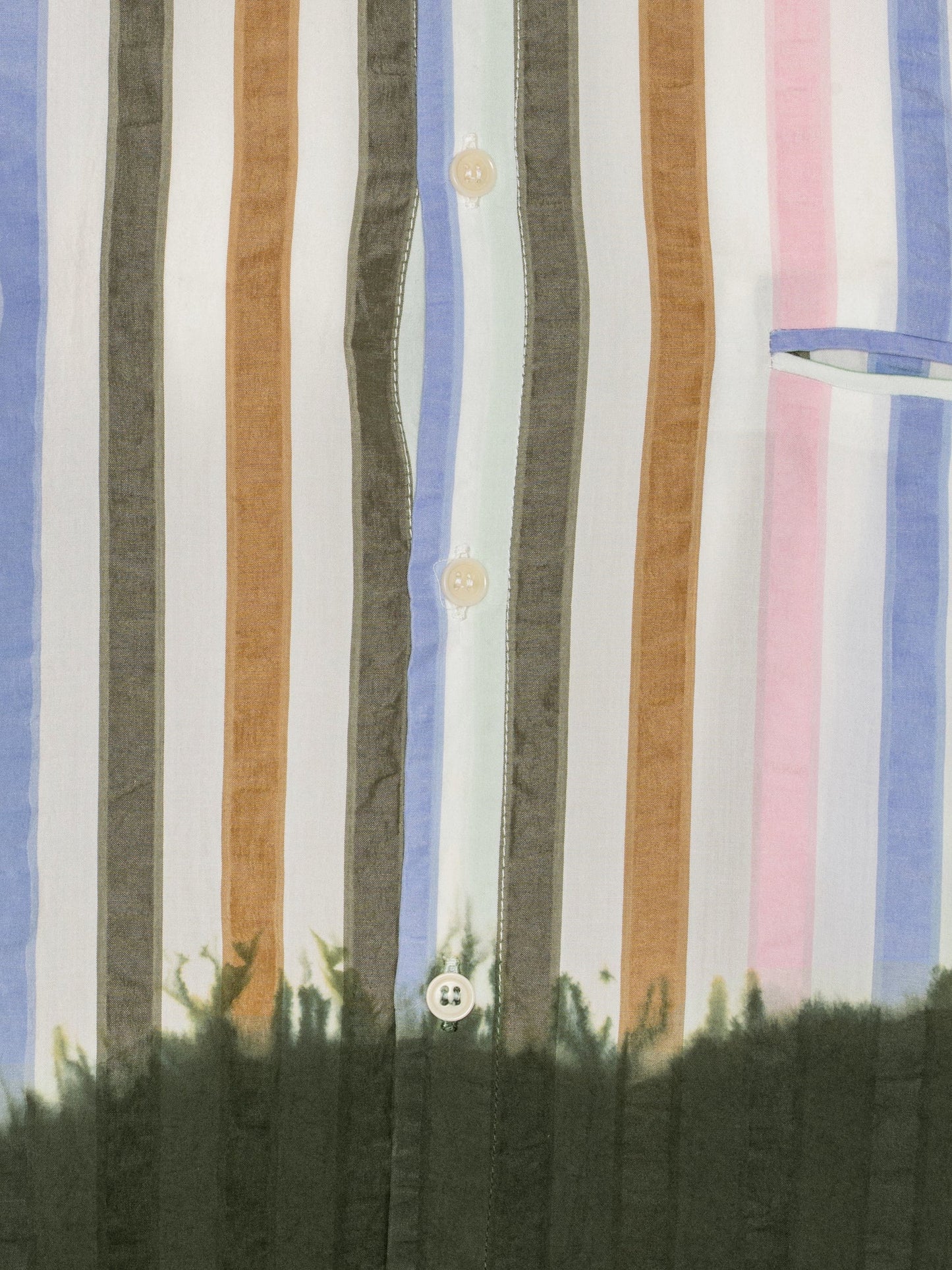 Blousse Shirt - DipDye Stripes