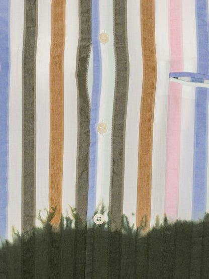 Blousse Shirt - DipDye Stripes