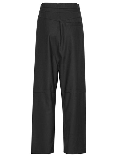 Drawstring Pants Tropical Black