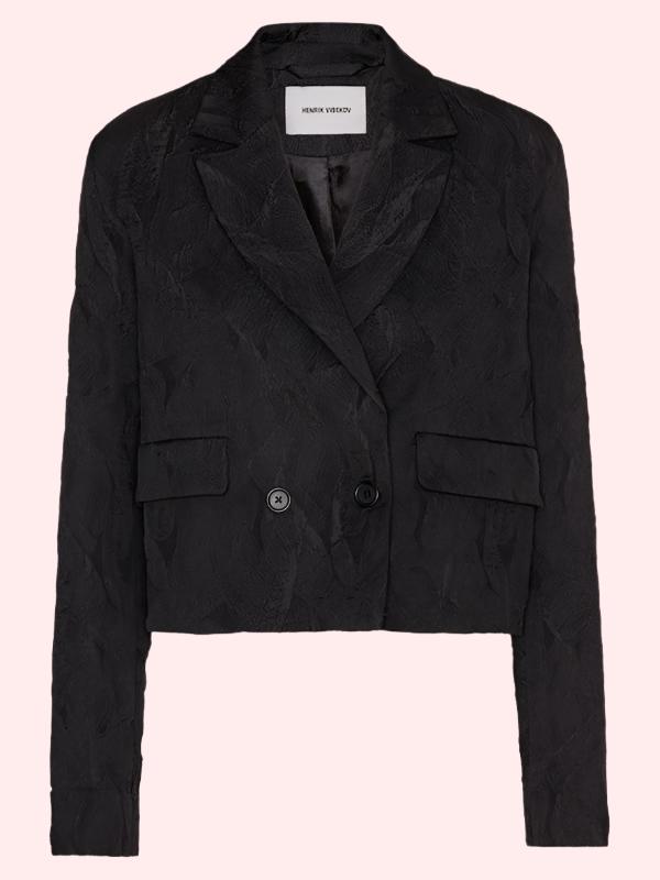 Malin Blazer Black Shadow Lines