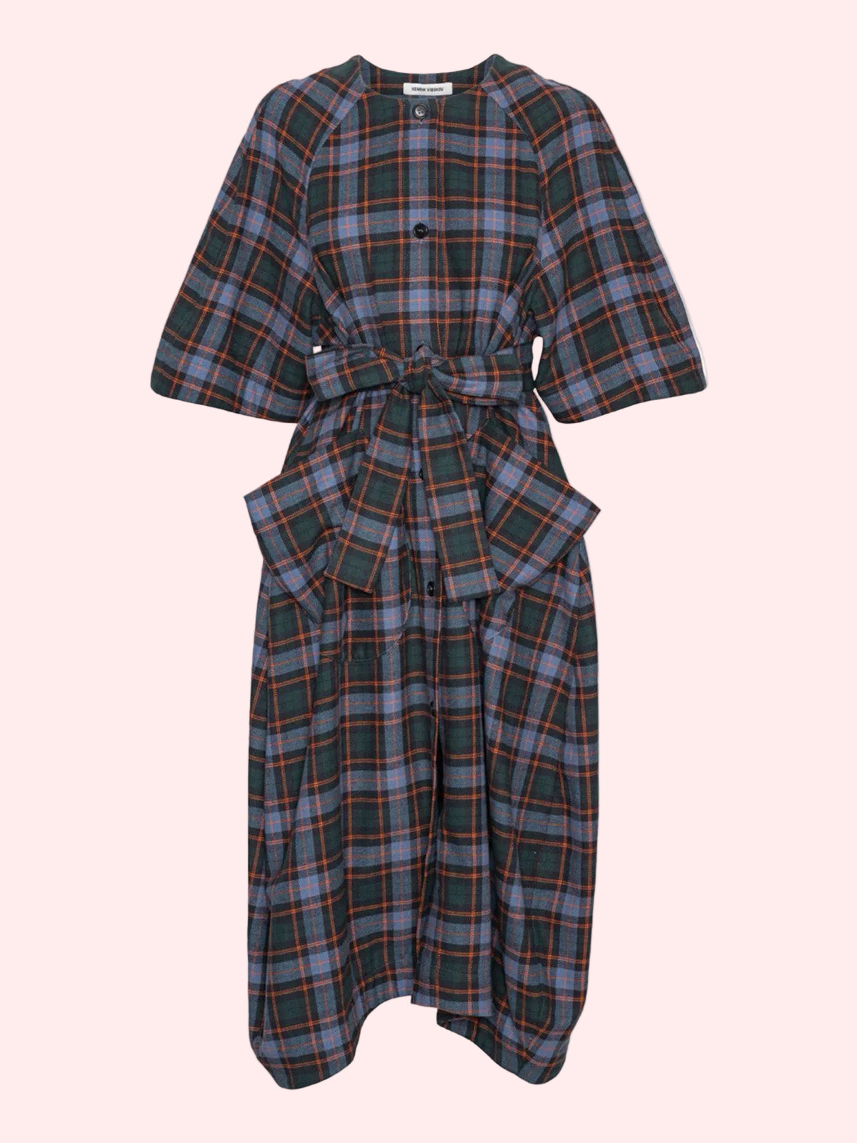 One Dress Blue Flannel Checks