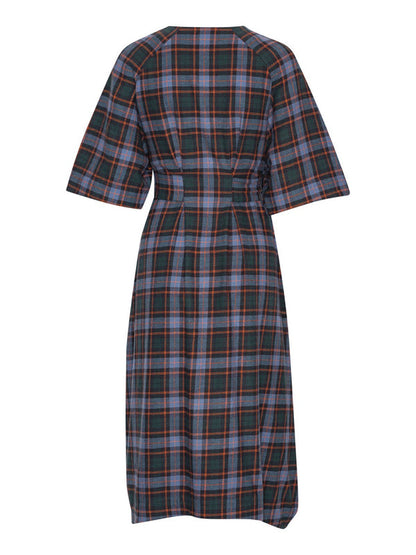 One Dress Blue Flannel Checks
