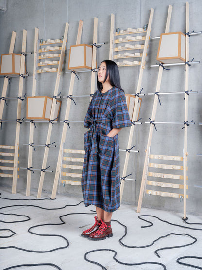 One Dress Blue Flannel Checks