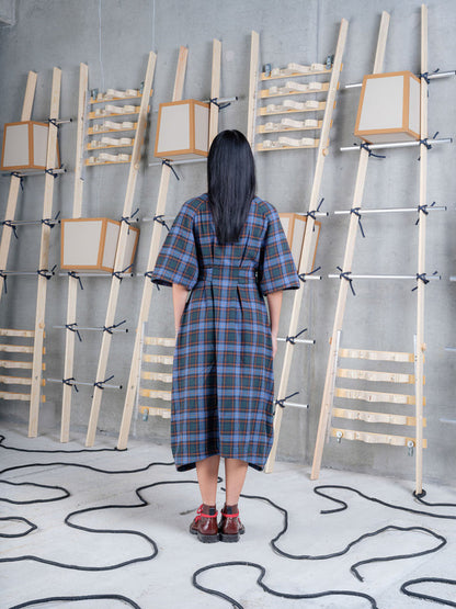 One Dress Blue Flannel Checks