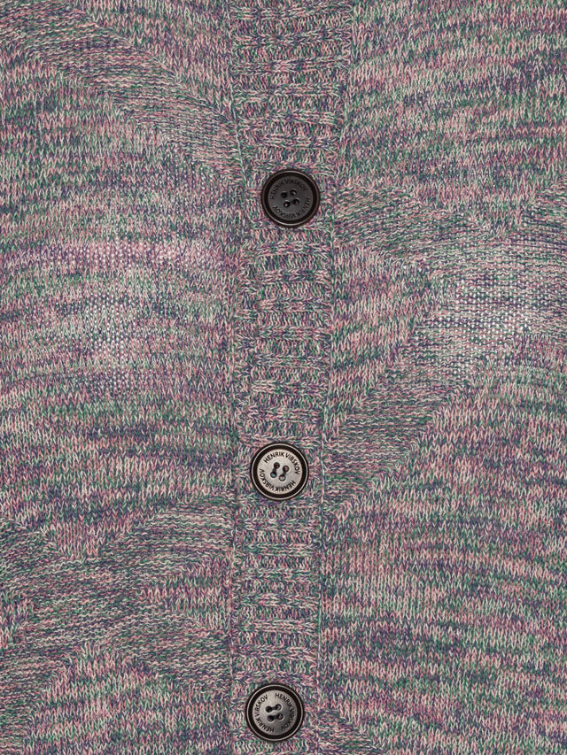 Silk Net Cardigan - Multi Papavero