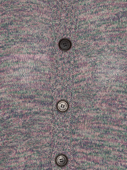 Silk Net Cardigan - Multi Papavero