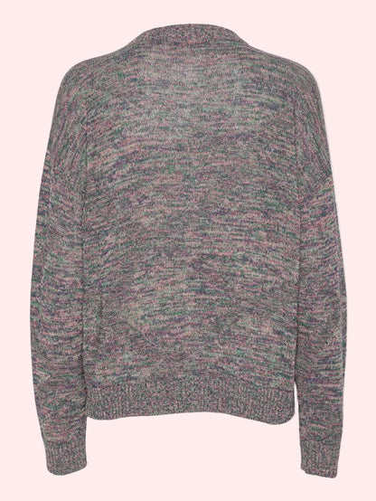 Silk Net Cardigan - Multi Papavero