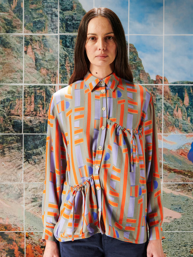 String Shirt Painted Stripes