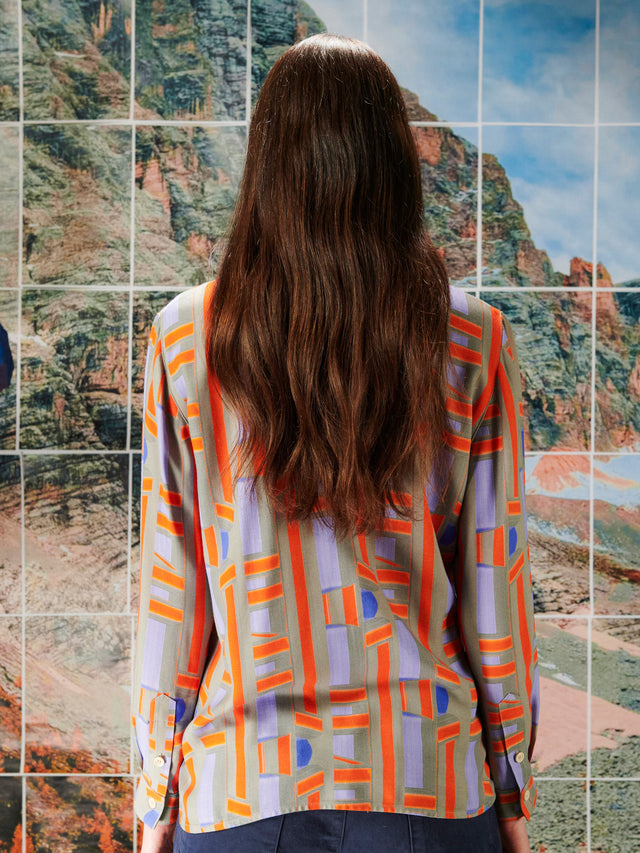 String Shirt Painted Stripes