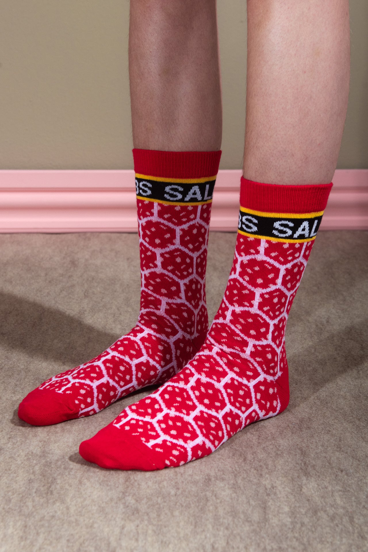 Vibs Salami Socks red salami