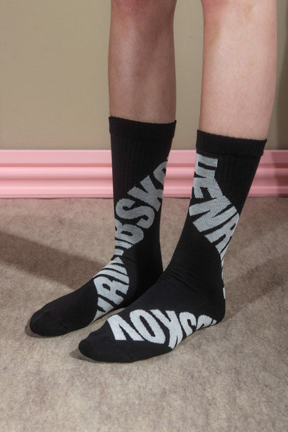 HV Sport Socks black hv grid