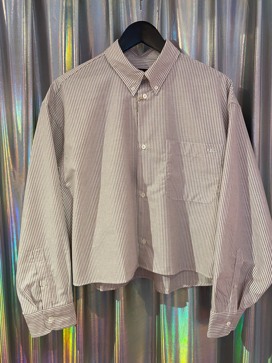 shirt Sophia Button Down Logo burgundy