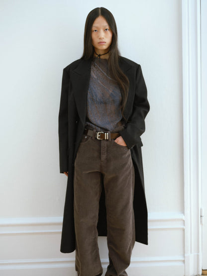 slim fit longsleeve Simple martian flow print