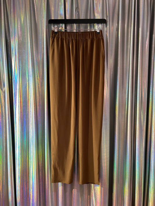 Pants 42 brown silk