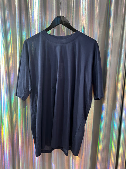 T-shirt Boy XL navy voile jersey
