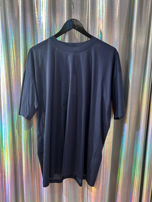 T-shirt Boy XL navy voile jersey