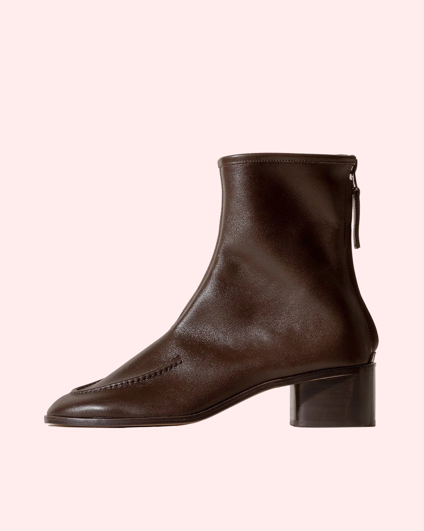 Juliol Boot Heeled Dark Brown