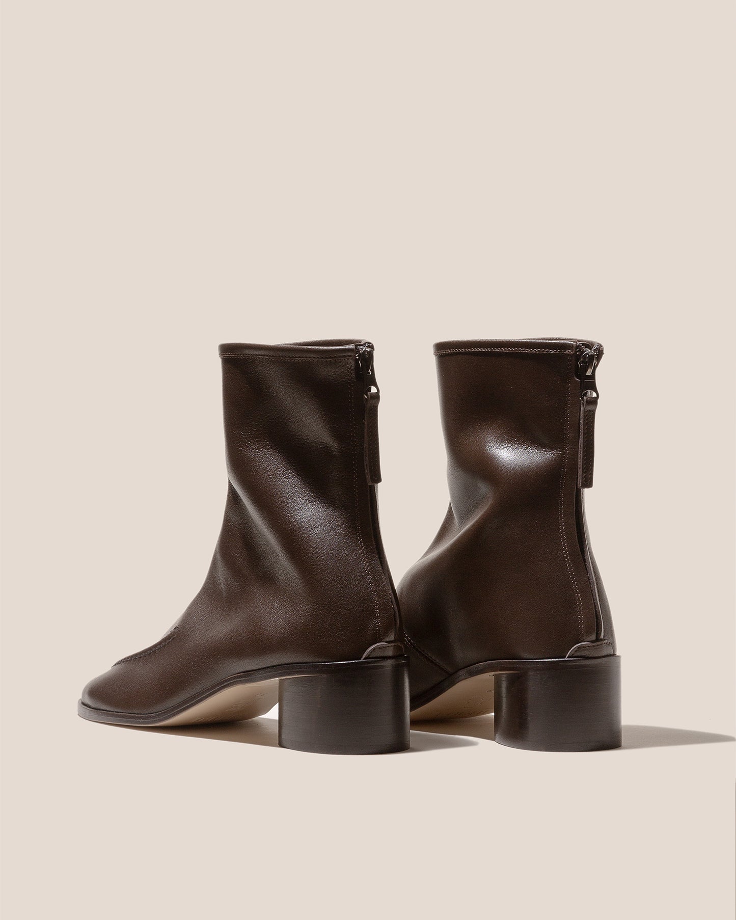 Juliol Boot Heeled Dark Brown