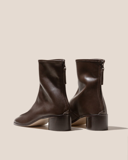 Juliol Boot Heeled Dark Brown