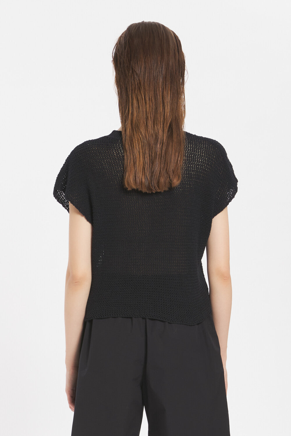 knitted top Salsola Aura Nero