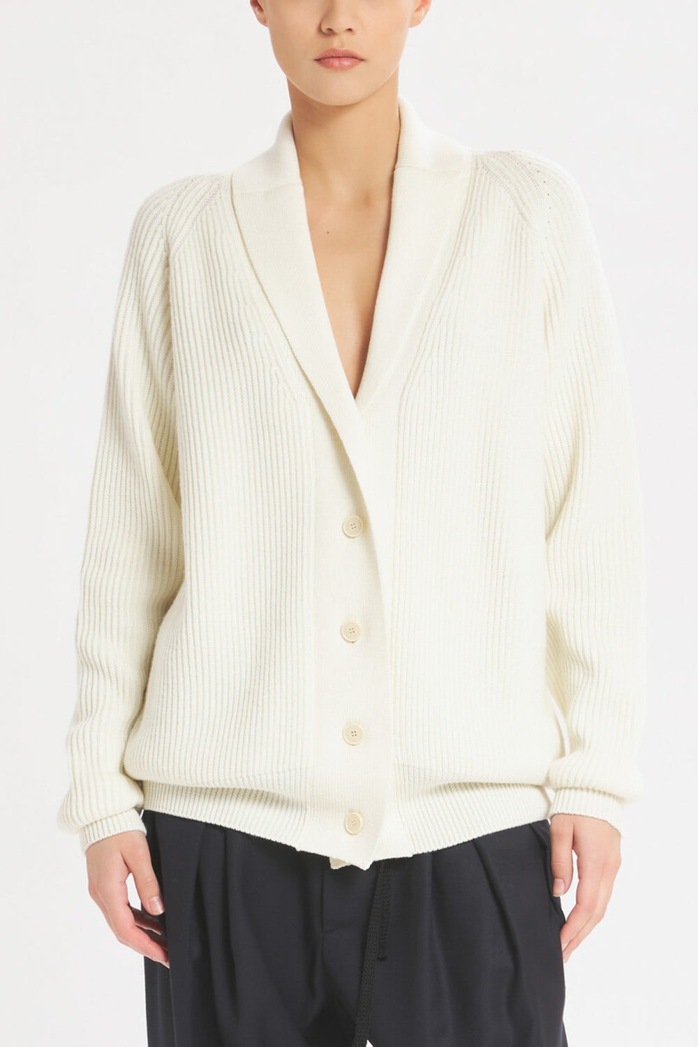 Cardigan Gio Ribera Avorio