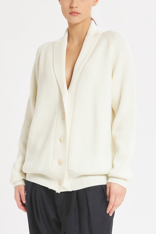 Cardigan Gio Ribera Avorio