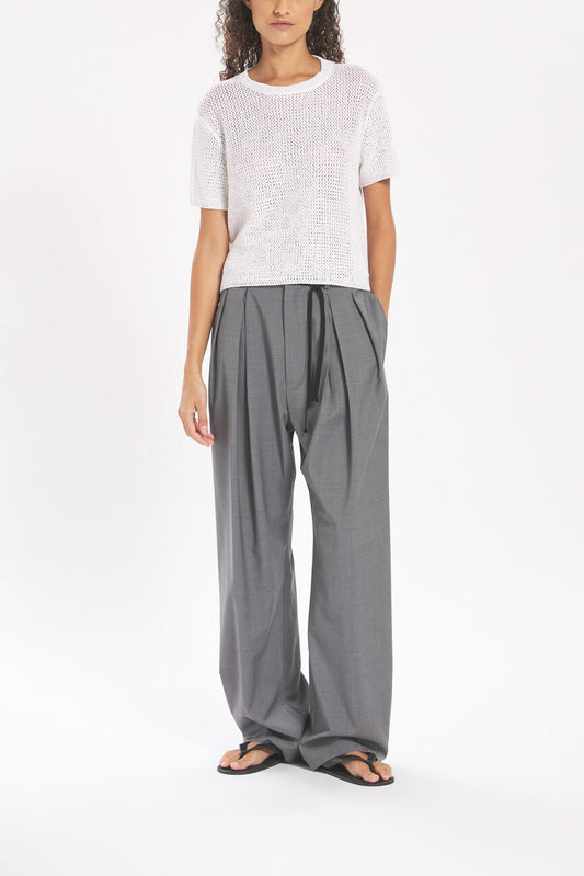 Round Neck Top / Knitwear Renè Aura Nero