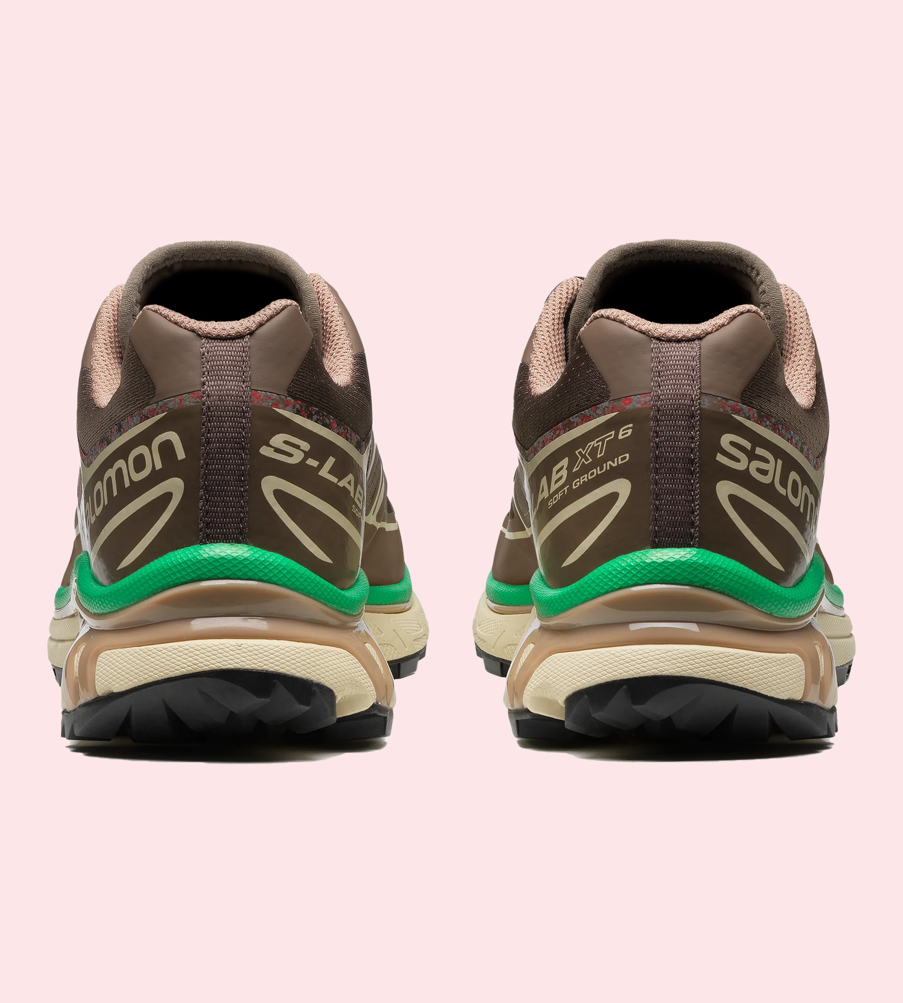 Salomon sneakers XT-6 Mindful 2 Falcon / Almond Milk / Bright Green back