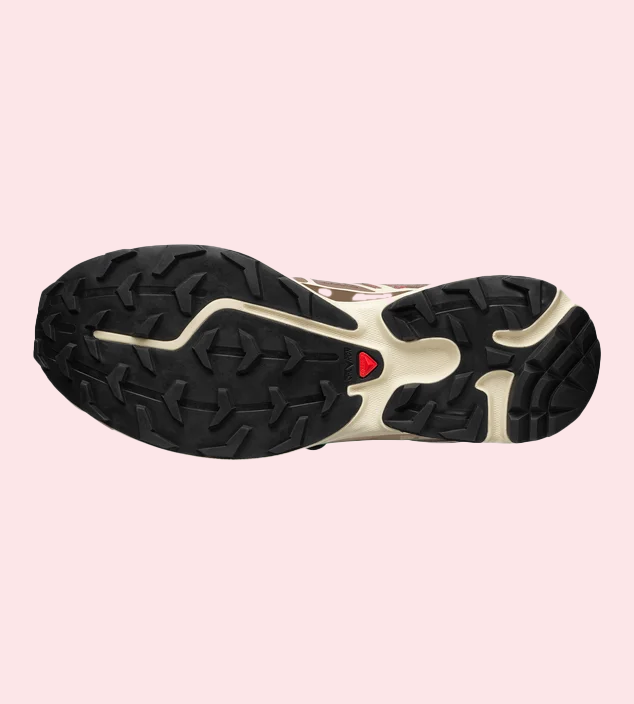Salomon sneakers XT-6 Mindful 2 Falcon / Almond Milk / Bright Green sole