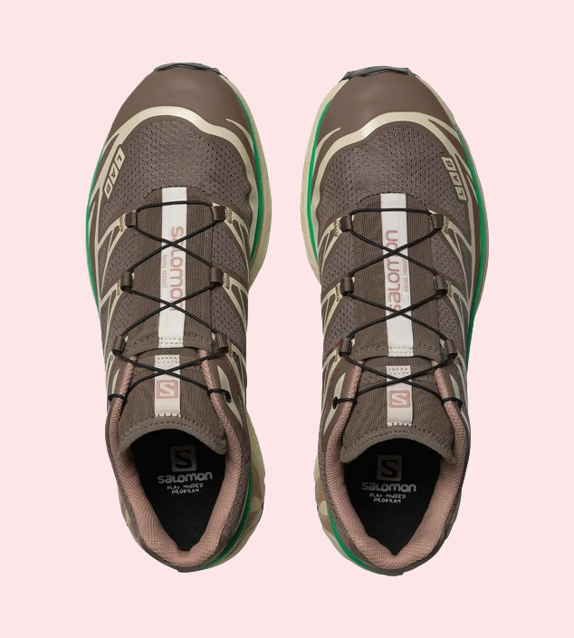 Salomon sneakers XT-6 Mindful 2 Falcon / Almond Milk / Bright Green upper