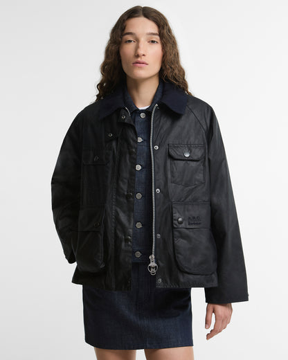 BARBOUR X A.P.C SPEY WAX JACKET