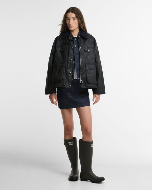 BARBOUR X A.P.C SPEY WAX JACKET