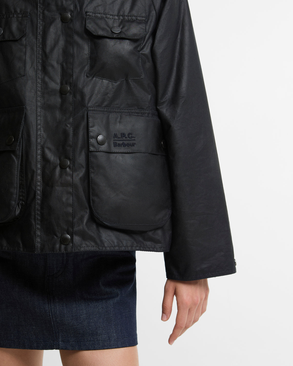 BARBOUR X A.P.C SPEY WAX JACKET