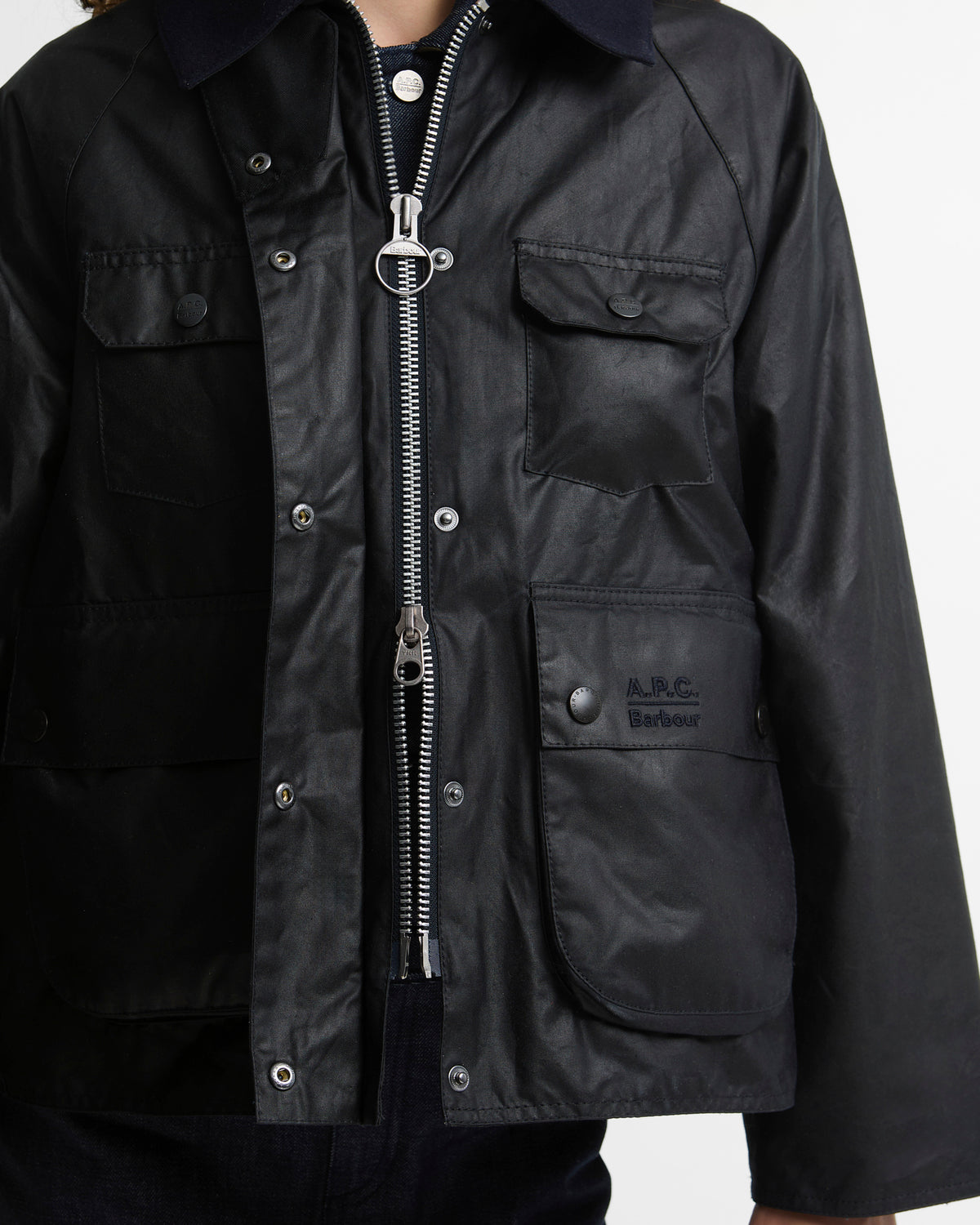 BARBOUR X A.P.C SPEY WAX JACKET