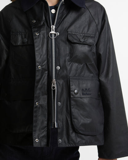 BARBOUR X A.P.C SPEY WAX JACKET