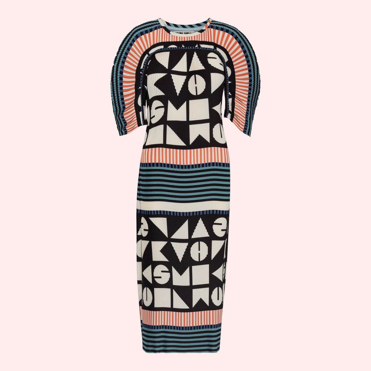 Lupu Plisse Dress Vibs In Bobs