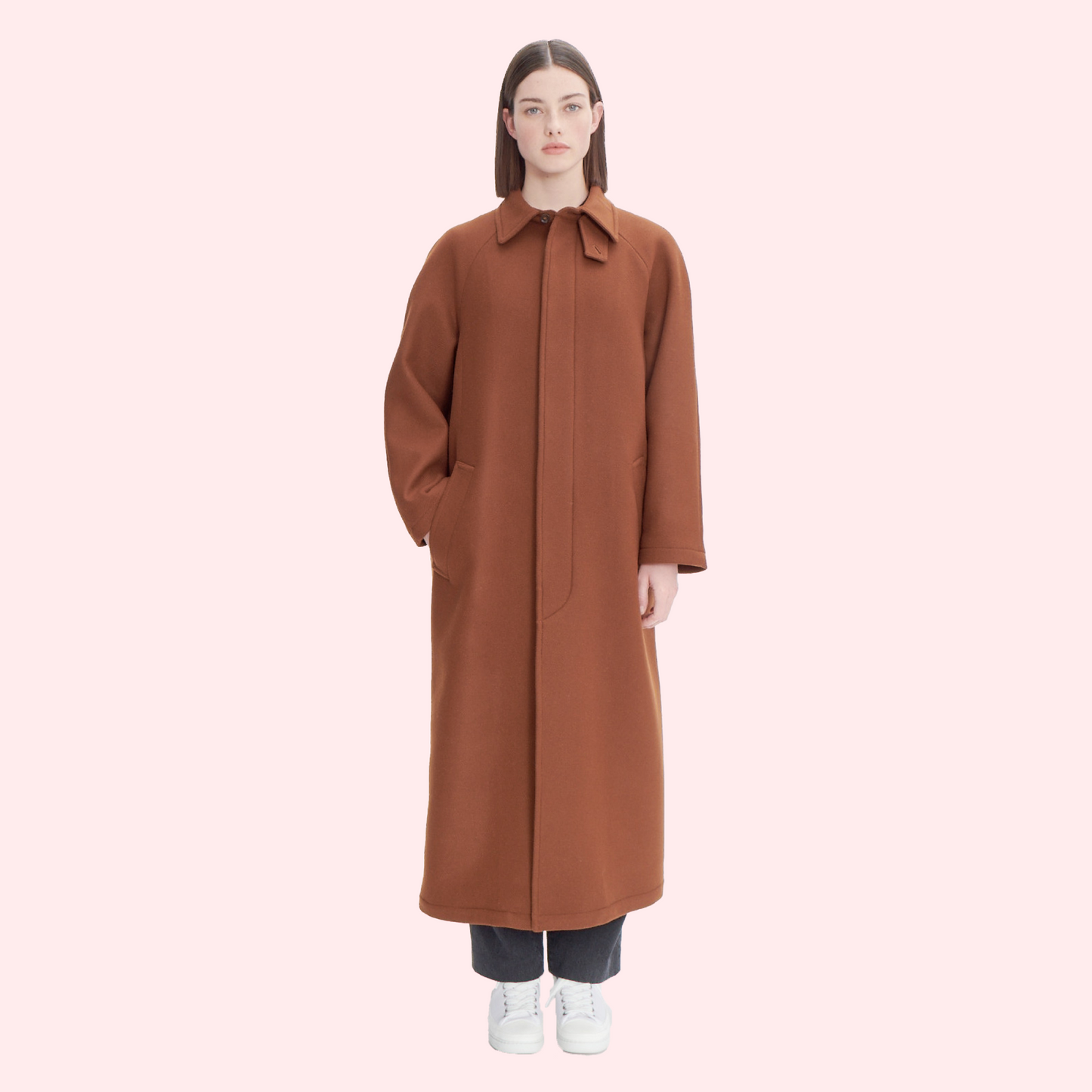 coat Gaia cognac