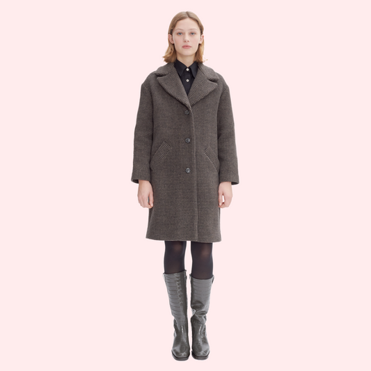 Henrik Vibskov coat Ninon brown