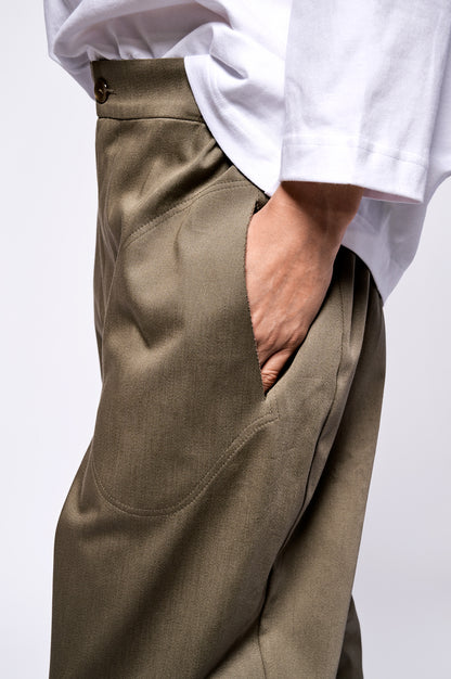 pants Pant X taupe cotton