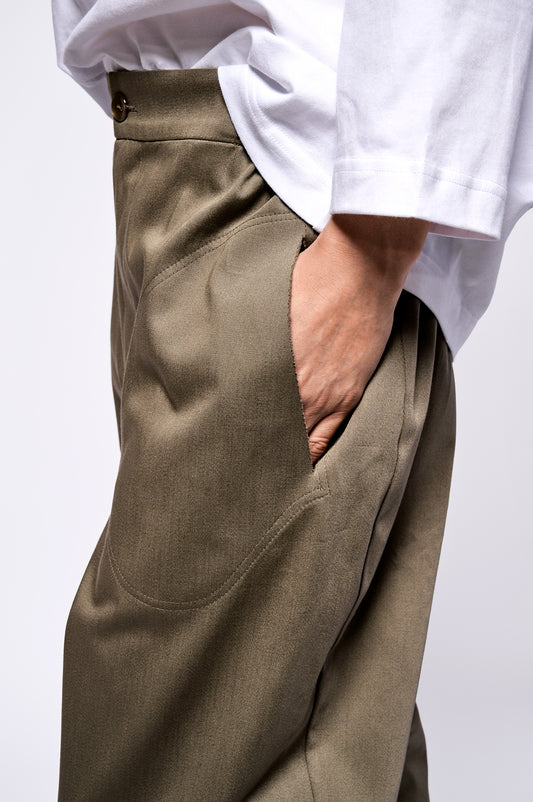 pants Pant X taupe cotton