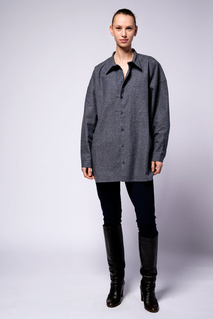shirt Big five blue chambray
