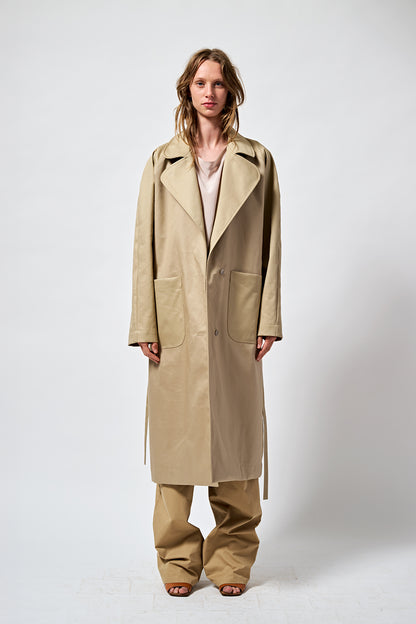 Coat Ranch kaki double canvas