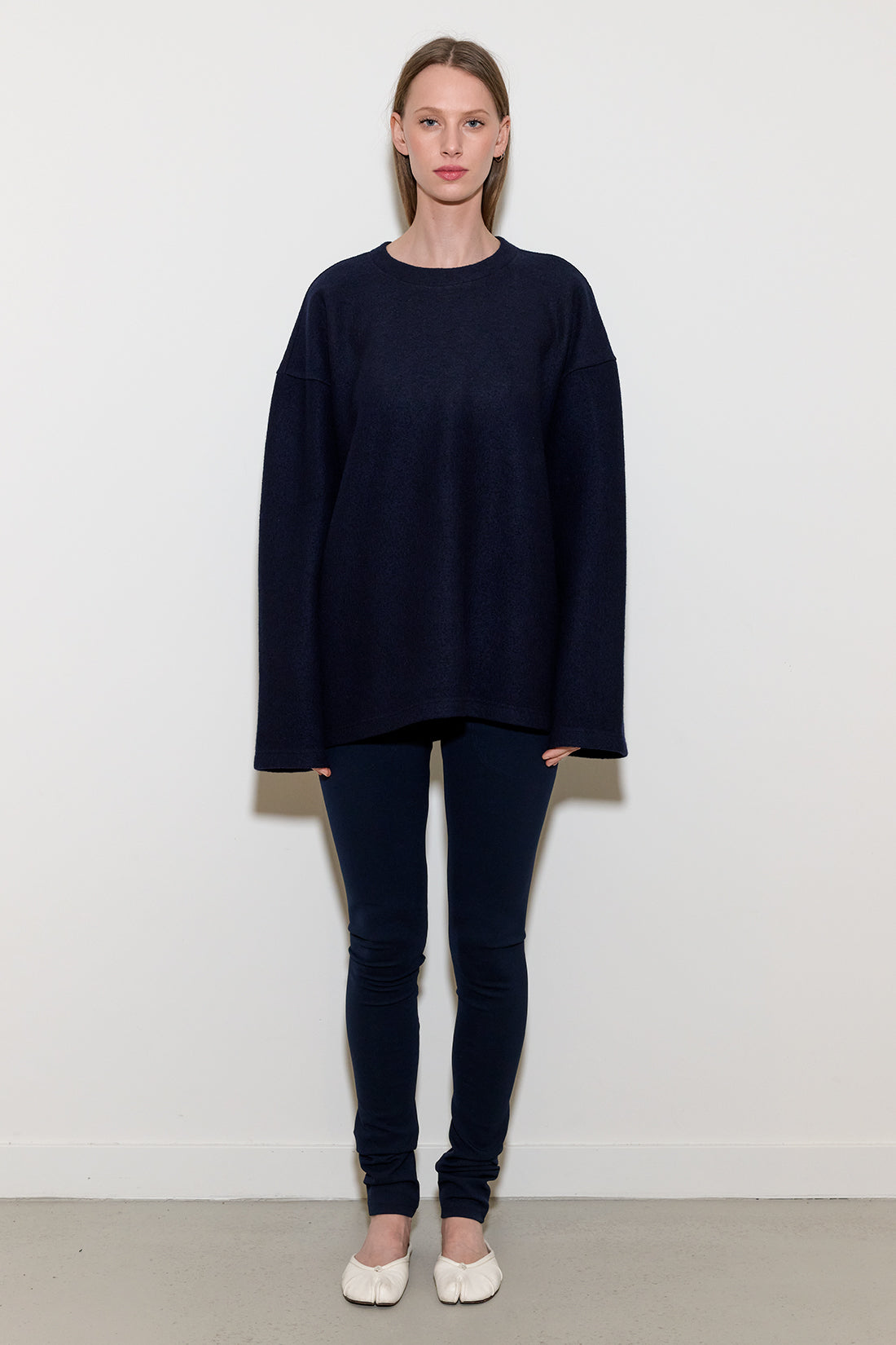 sweater 1982 navy felt