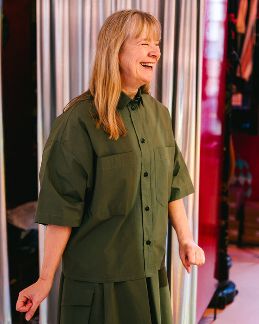 Shirt / Camicia Priscilla Vion Oliva