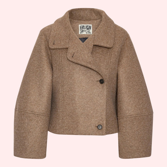 Moon Short Jacket Camel