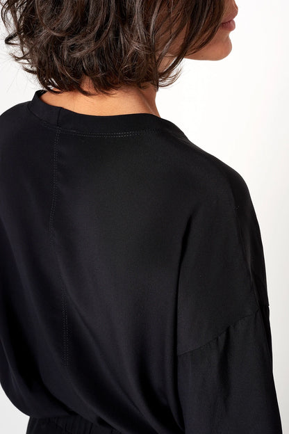 shortsleeve LOL mini black silk