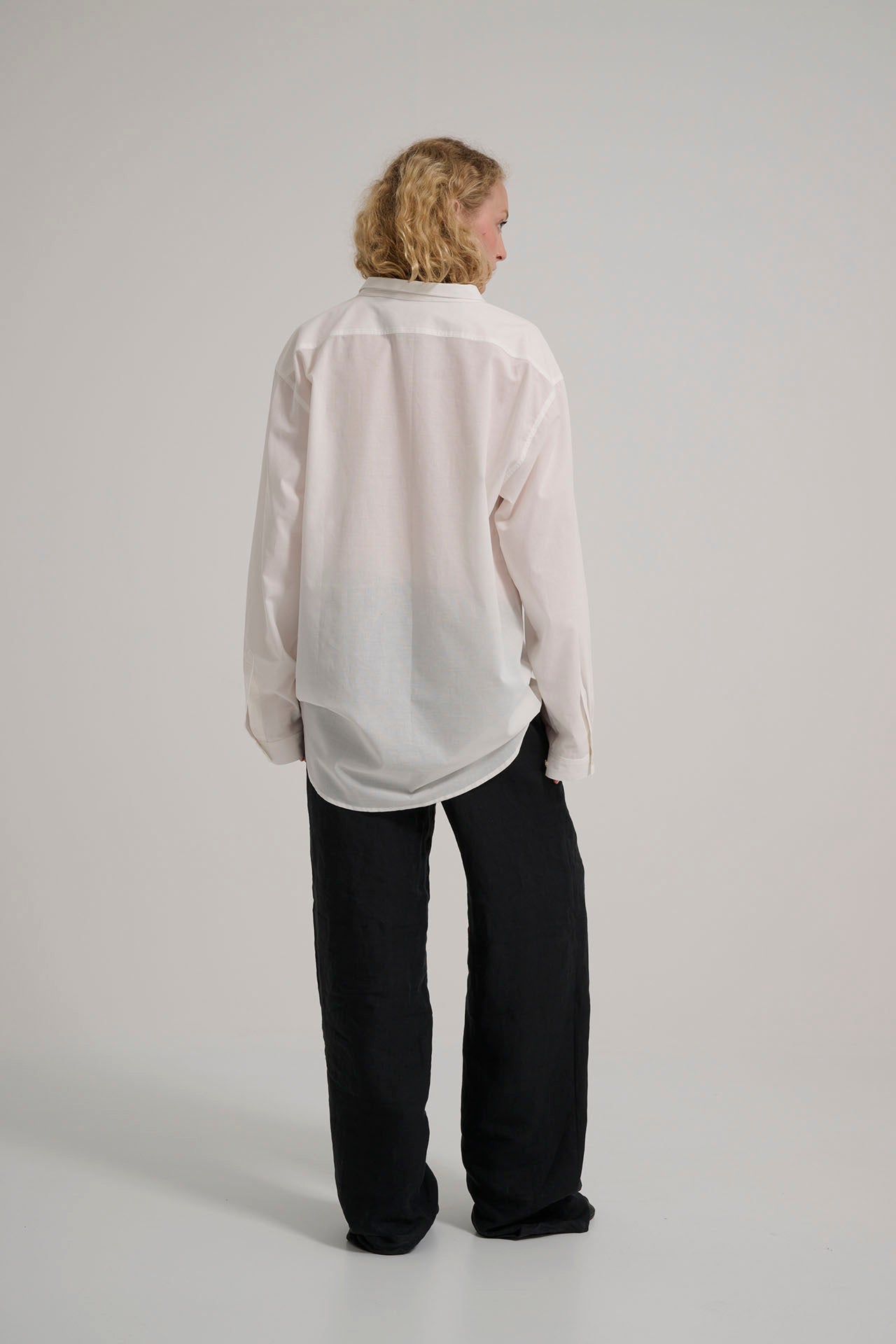 shirt No.5 dropneck off white voile cotton